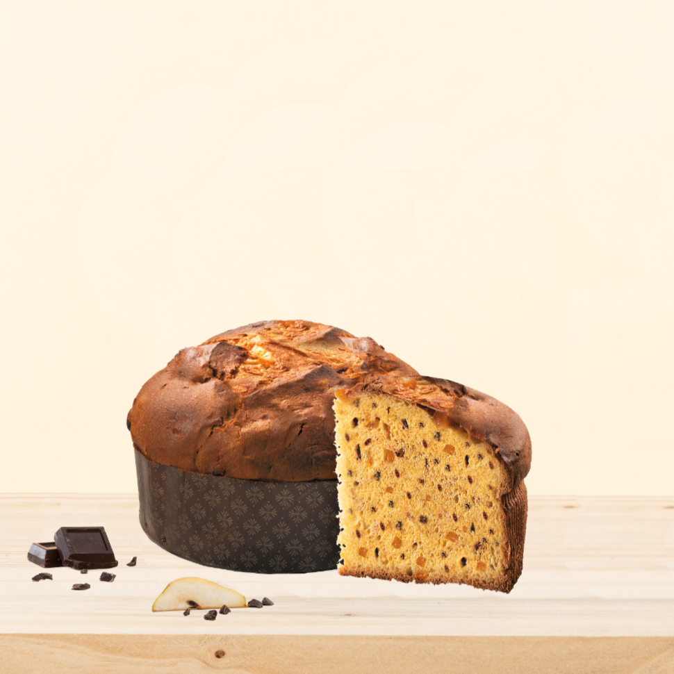 Panettone Artigianale Pere e Cioccolato